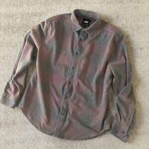 PTO Collin Stockton Flannel Long Sleeve Button-Up Shirt Men's Size Large